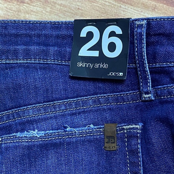 Joe's Jeans Skinny Ankle Curved Hem Denim Pants Henrietta Size 26 Nwt $189 Fall - Picture 14 of 14